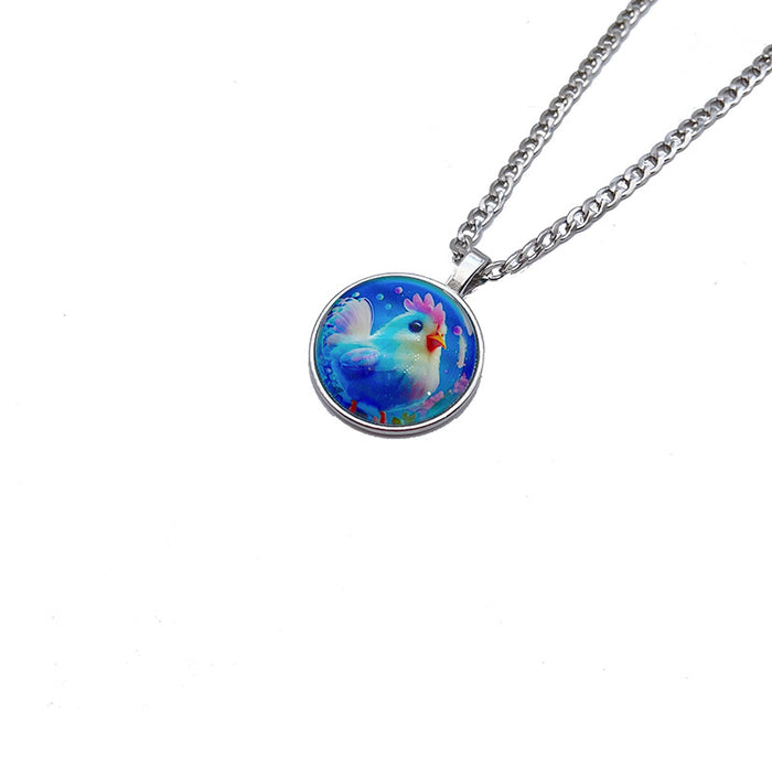 Wholesale Luminous Zodiac Alloy Necklace