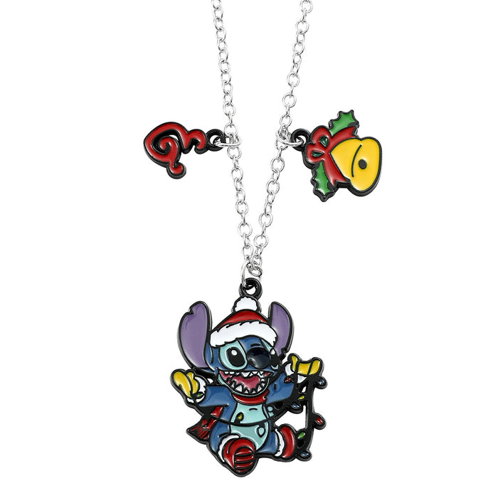 Wholesale Christmas  Necklace Peripheral Cute Cartoon Pendant Necklace Jewelry