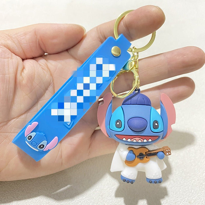 Wholesale Creative Multi-hand Dress Key Chain Cute Forest Hula Skirt Key Chain Small Gift