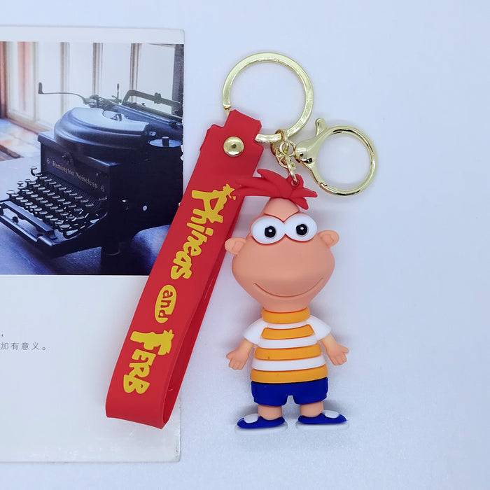 Wholesale cartoon doll key chain pendant bag car key chain accessories