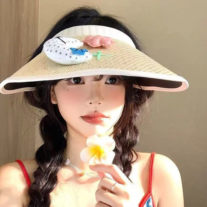 Wholesale Cute and shiny top hat with UV protection and sun protection for outdoor use
