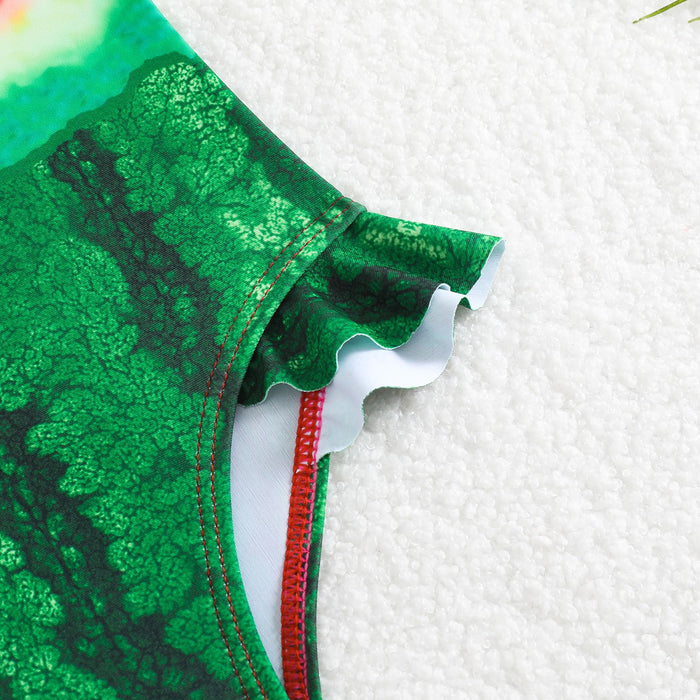 Wholesale Swimsuit for girls, printed one-piece swimsuit for girls