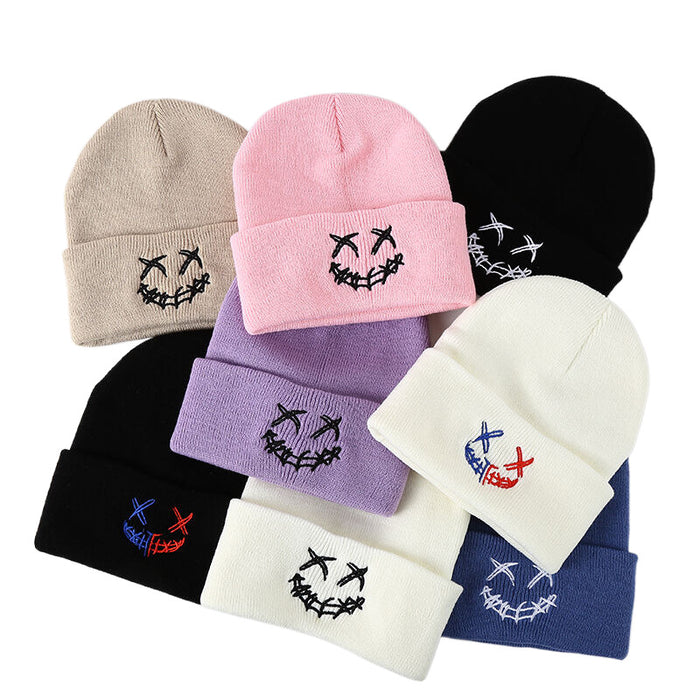 Wholesale Embroidery Funny Acrylic Knitted Beanie JDC-FH-Kamie006