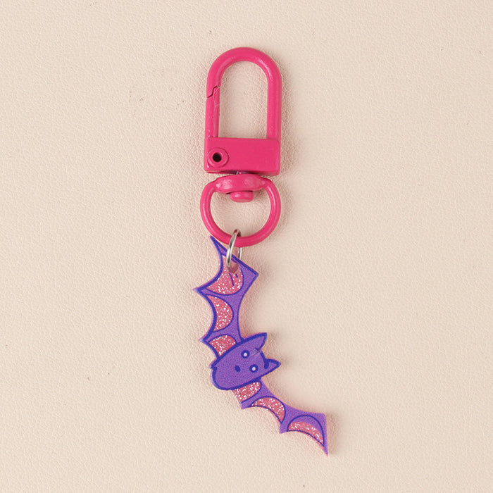 Wholesale  Series Pumpkin Skull Acrylic Keychain Color Ghost Hanging Ornaments