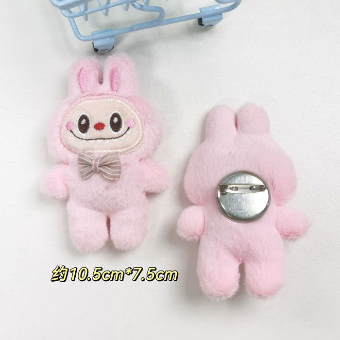 Wholesale Cute Cartoon Doll Squeaky Plush Pendant Keychain Bag Accessories Small Gift