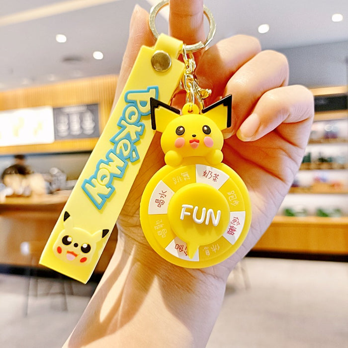 Wholesale Silicone Cartoon Doll Keychain JDC-KC-MingT195