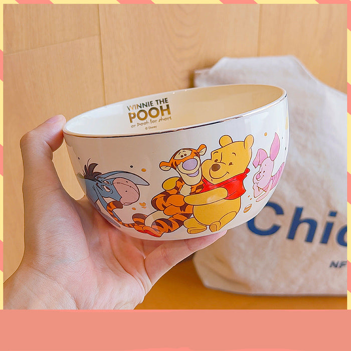 Wholesale Cartoon Pattern Ceramic Bowls and Plates for Single Servings