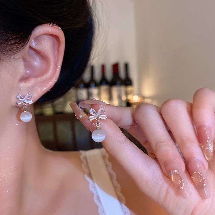Wholesale Zircon Pearl Earrings