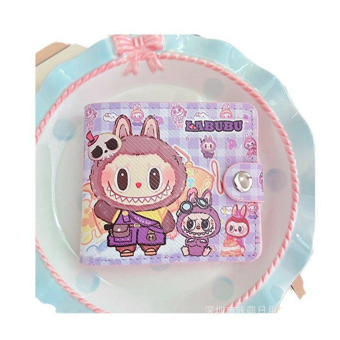 Wholesale Short Wallet Coin Purse Student Small Wallet Card Bag Carry-on Small Money Bag  Cartoon Periphery