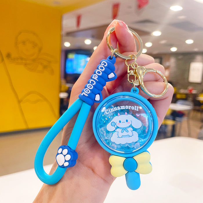 Wholesale Silicone Cute Cartoon Doll Keychain JDC-KC-LiuFan022