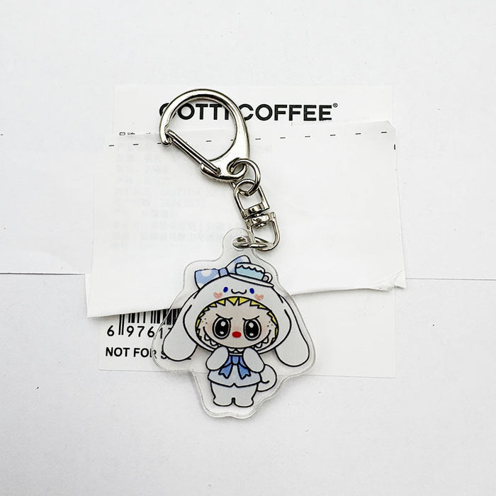 Wholesale Sheep Acrylic Keychain Cute Cartoon KeyChain Personalized Pendant Gift