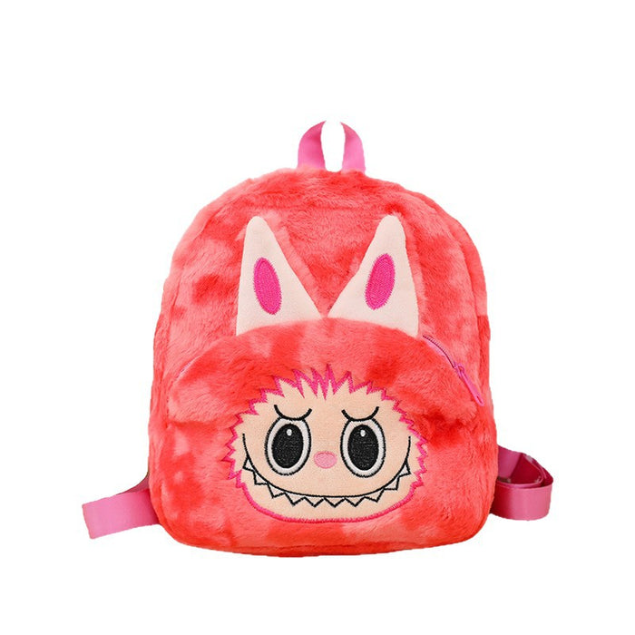 Wholesale Plush Children' s Cartoon Backpack Kindergarten School Bag