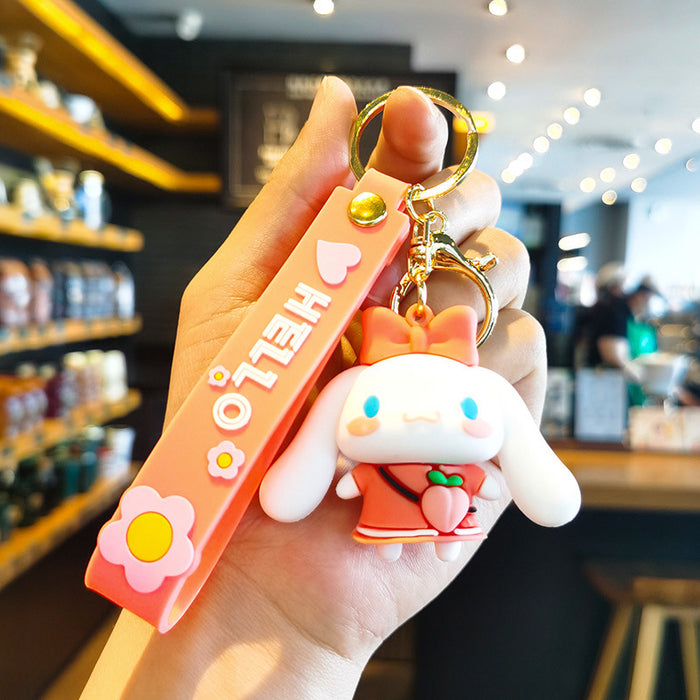 Wholesale Cartoon Doll 3D Rubber Keychain JDC-KC-Tingm065