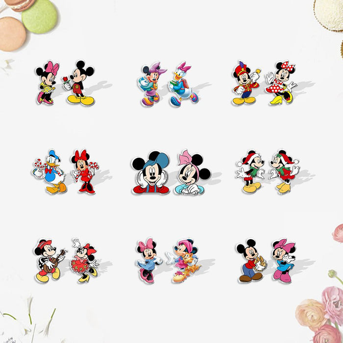 Wholesale Cartoon Asymmetric Resin Earrings JDC-ES-KaLu003