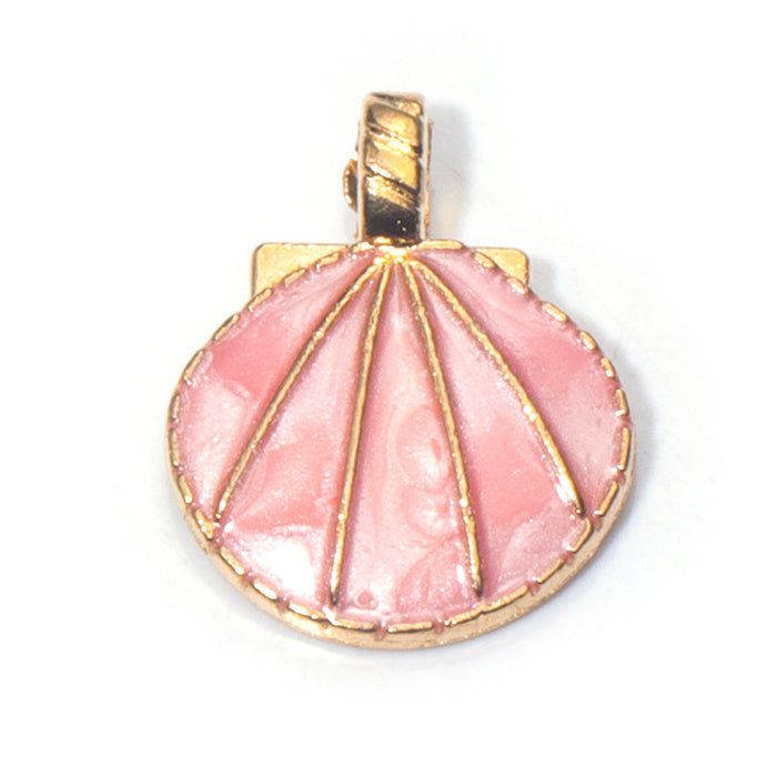 Wholesale Chic Pink Alloy Oil Drip DIY Jewelry Charms Crown Theme for Bracelet Necklace Bag Decoration