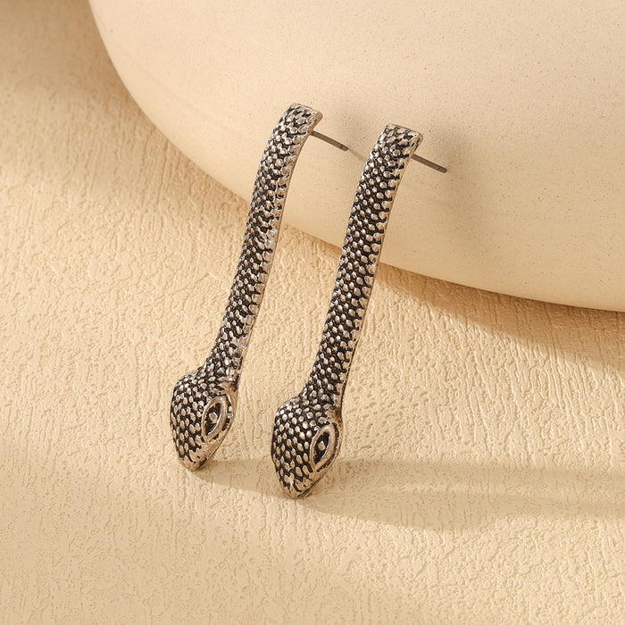 Wholesale  Earrings Collar Skull Bones  Snake Gothic Dark Style Retro Fashion