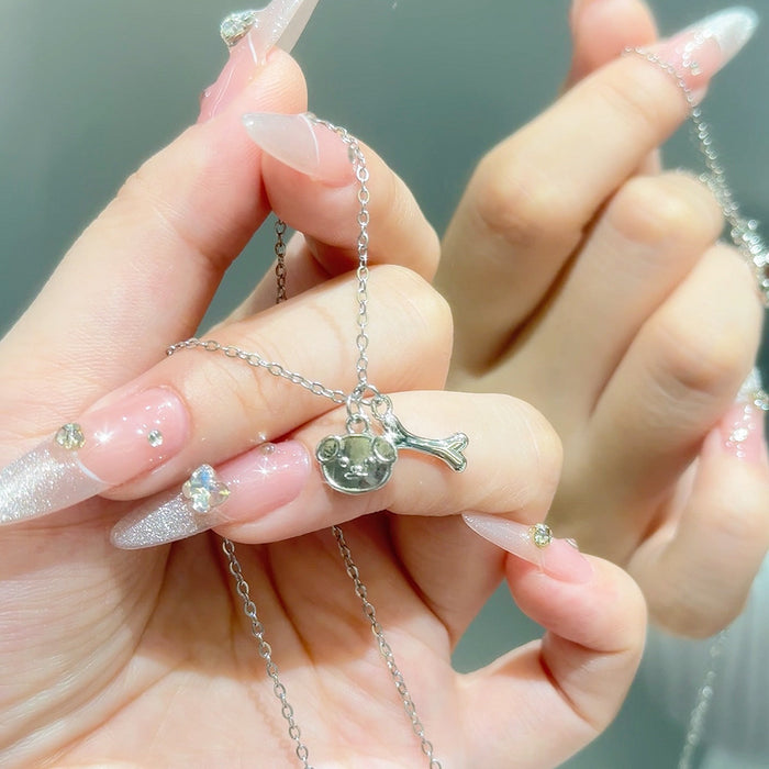 Wholesale New high-end necklace pendant made of titanium steel that does not fade collarbone chain