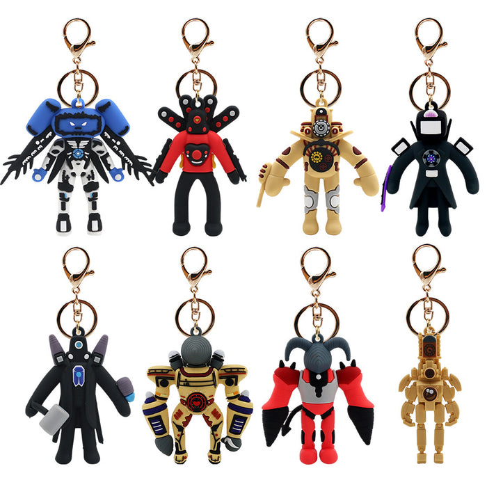 Wholesale Cartoon Anime PVC Keychains JDC-KC-HaoAn011