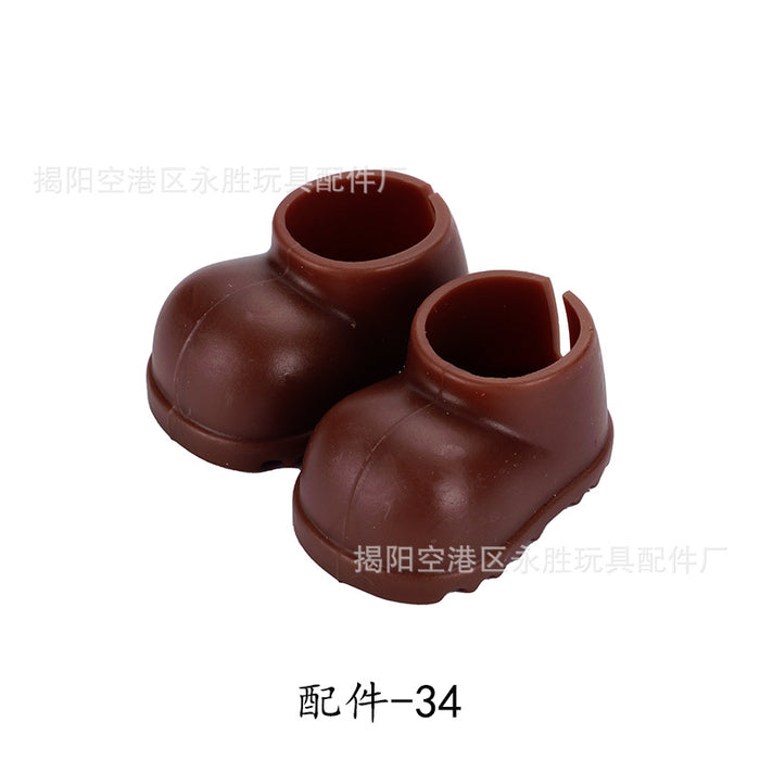 Wholesale Doll clothes Keychain Hanging Cotton Doll Dress up Shoes Boots with Pendant