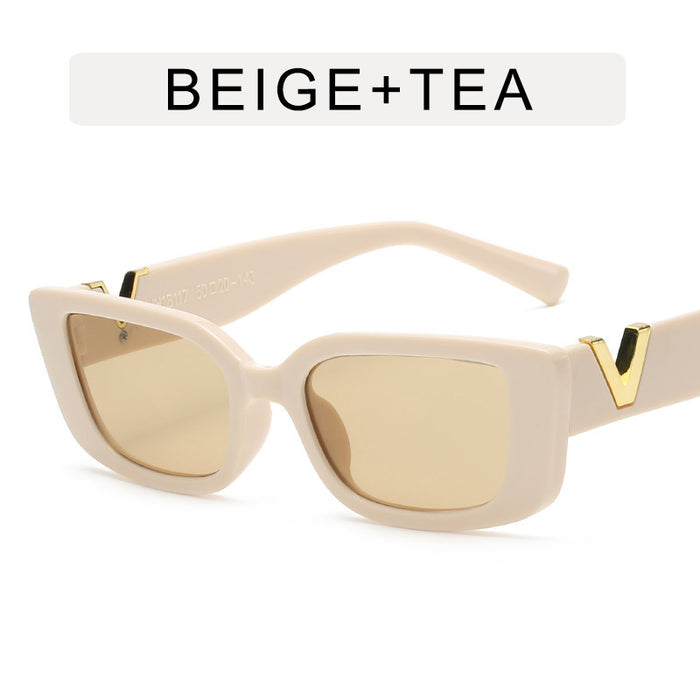 Wholesale Small frame sunglasses, same style fashionable and simple square trendy sunglasses