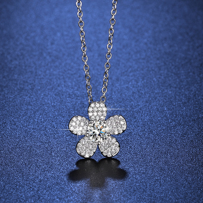 Wholesale Sparkling Geometric Flower Choker Necklace Fashion Accessory Boutique