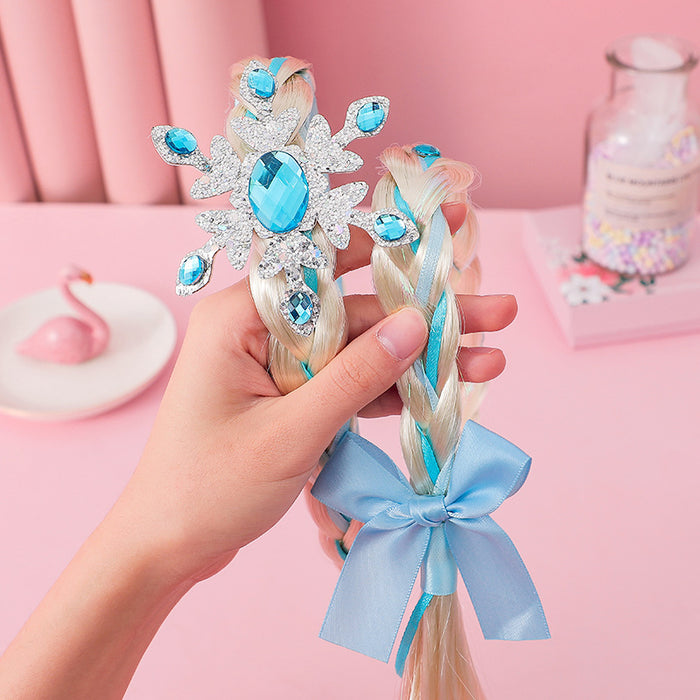 Wholesale Performance headband headband crown baby wig long braid headband