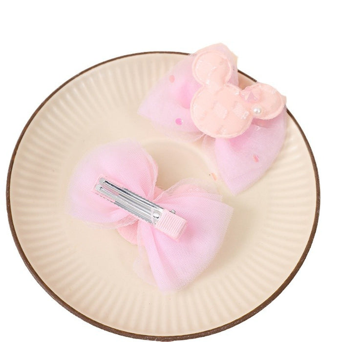 Wholesale  Children's Bow Mesh Hairpin Little Girl Princess  Headwear  Hair Clip  Hair Accessories