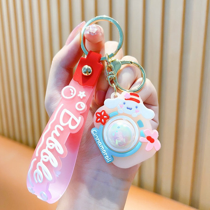 Wholesale Cartoon Flash Camera Cute Car Soft Jelly Decoration Couple's Backpack Cute Keychain Pendant