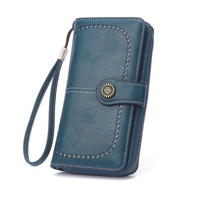 Wholesale Wax Leather Vintage Wallet