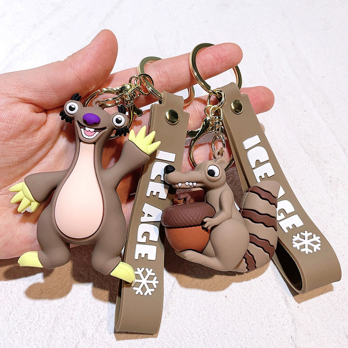 Wholesale Cartoon Silicone Doll Keychain JDC-KC-QiChao034