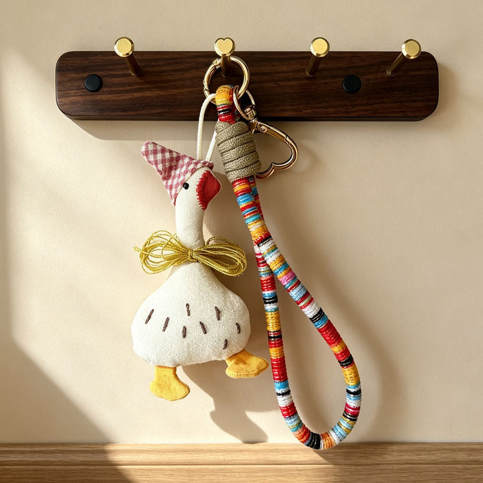 Wholesale Vintage Cute Cartoon Cloth Keychain Bag Charm Accessory