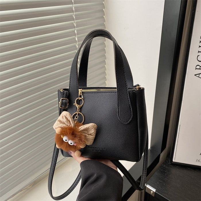 Wholesale Trendy and fashionable bucket bag, simple and versatile shoulder bag, casual bag