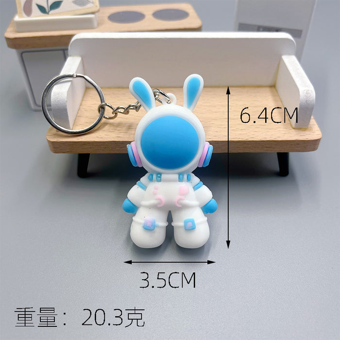 Wholesale Cartoon keychain 3D exquisite three-dimensional bag pendant