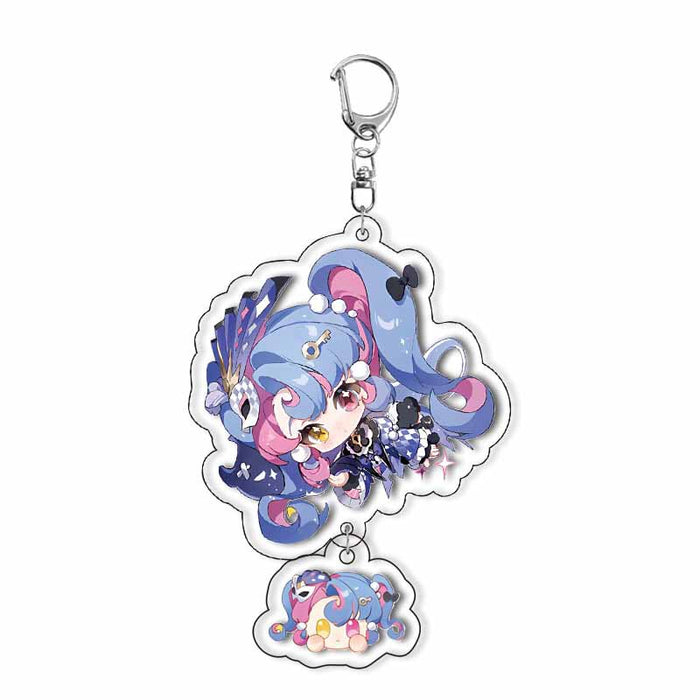 Wholesale Layered Acrylic Keychain Anime Merchandise Backpack Charm