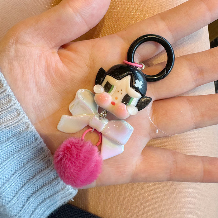 Wholesale Cool Creative Plush Bag Hanging Keychains