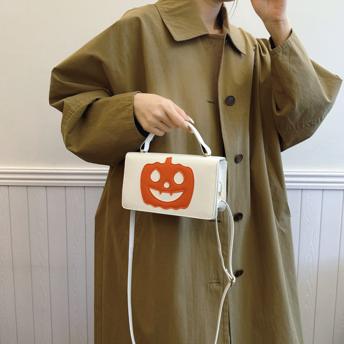 Wholesale  pumpkin handbag funny design party personality shoulder crossbody bag
