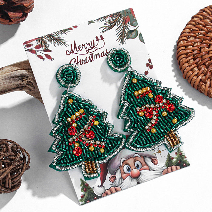 Wholesale fashion personalized creative Christmas earrings