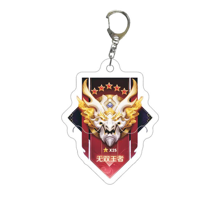 Wholesale Game-themed acrylic keychain accessory