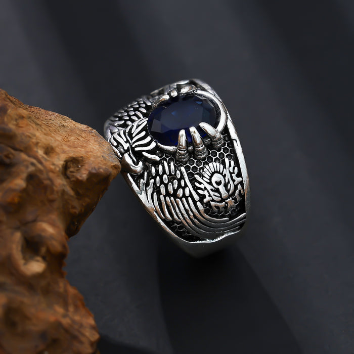 Wholesale Vintage Silver Men's Ring Open Ring