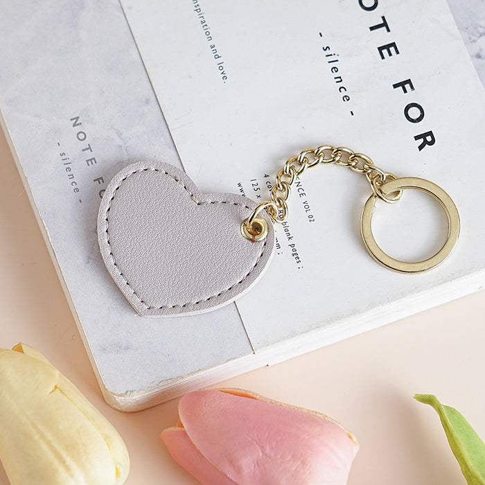 Wholesale Jewelry pendant, heart-shaped leather keychain, cute bag keychain