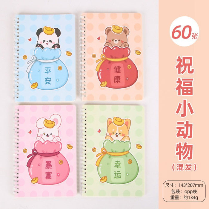 Wholesale Chic Cartoon Panda A5 Loose Leaf Notebook Student Stationery