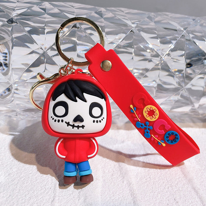 Wholesale Cartoon Silicone Doll Keychain JDC-KC-QiChao033