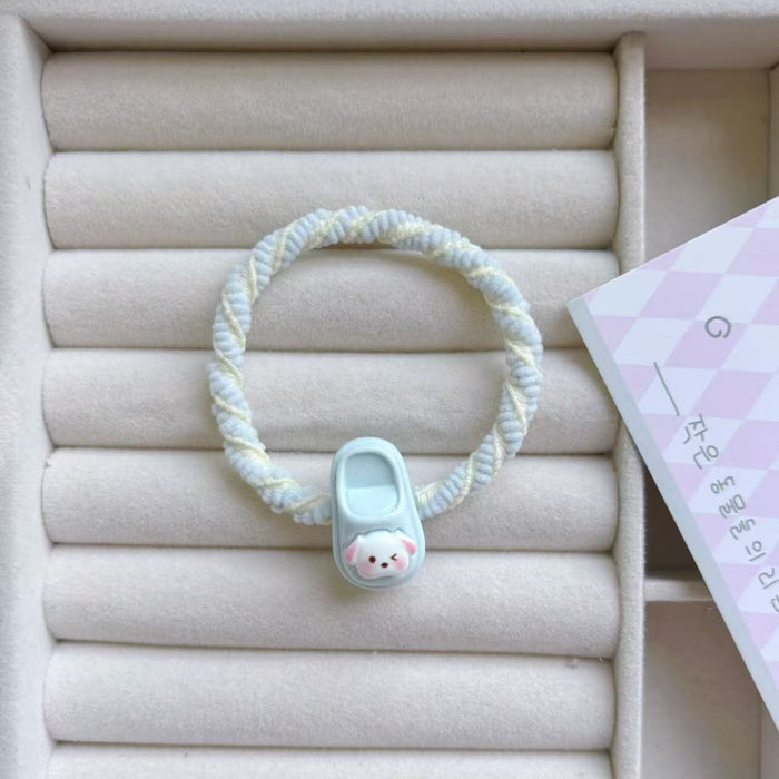 Wholesale Cartoon Cute Small Slippers Hair Ring Ins Girl Headband Student All-match Hair Accessories