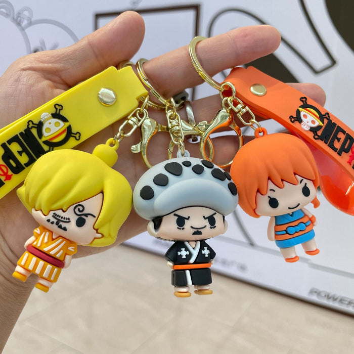Wholesale Anime keychain, backpack pendant, cartoon doll, car keychain accessory store, doll machine, small gift