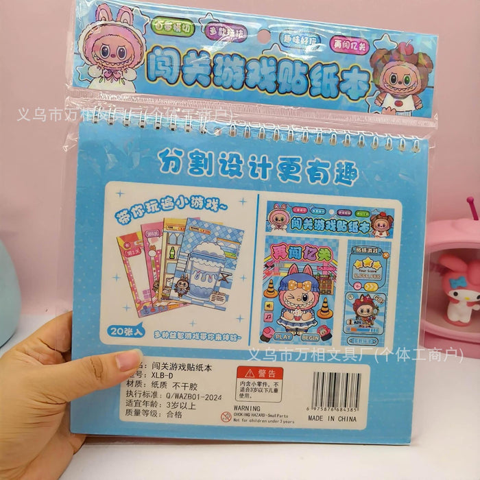 Wholesale Cute cartoon sticker set for a level-based game.