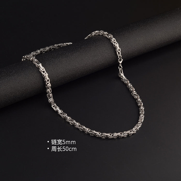 Wholesale Necklace Street Cuban Chain Neck Chain Necklace