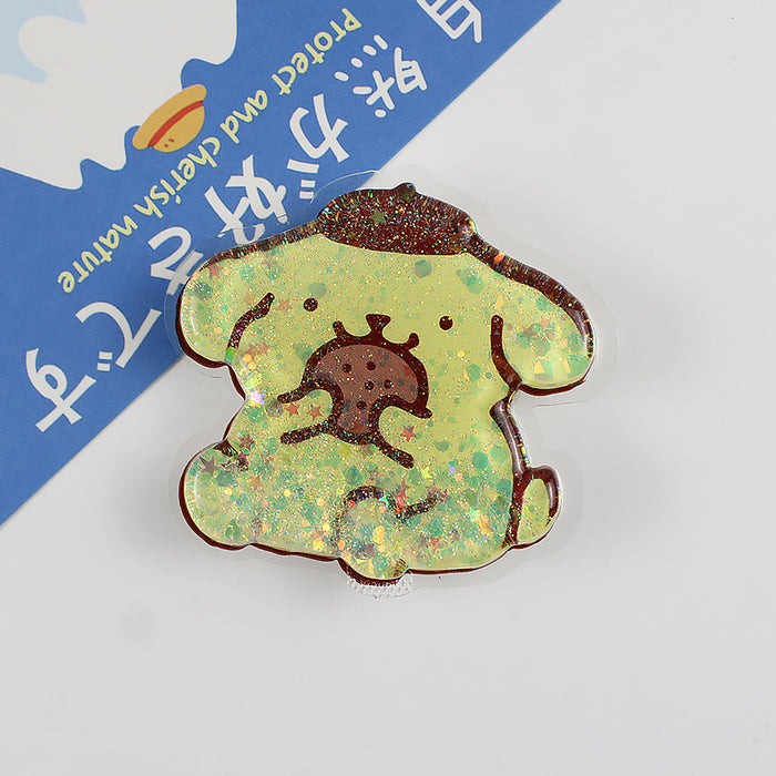 Wholesale Creative Cartoon Quicksand Phone Cushion Stand