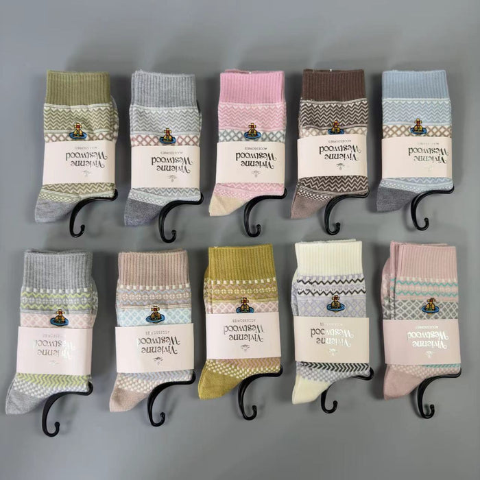 Wholesale Socks children embroidery retro warm wool socks thick outer wear