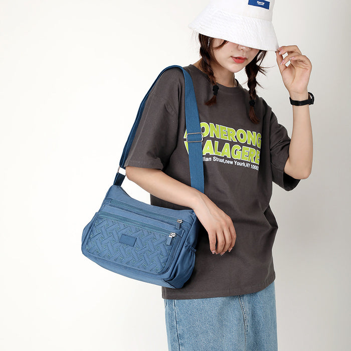 Wholesale simple women' s shoulder bag lightweight casual nylon women' s bag fashion shopping all-match shoulder messenger bag