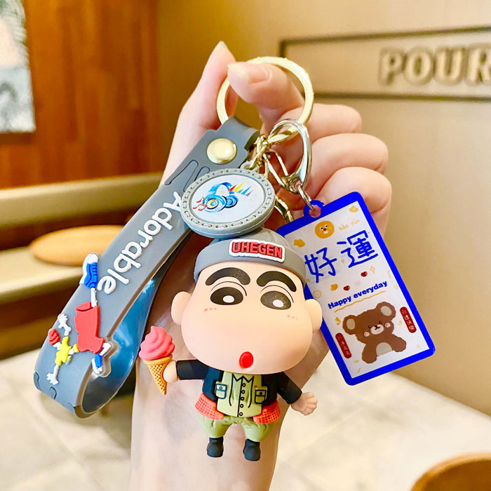 Wholesale Key Chain Cartoon Car Key Pendant Men and Women Couple School Bag Hanging Ornaments